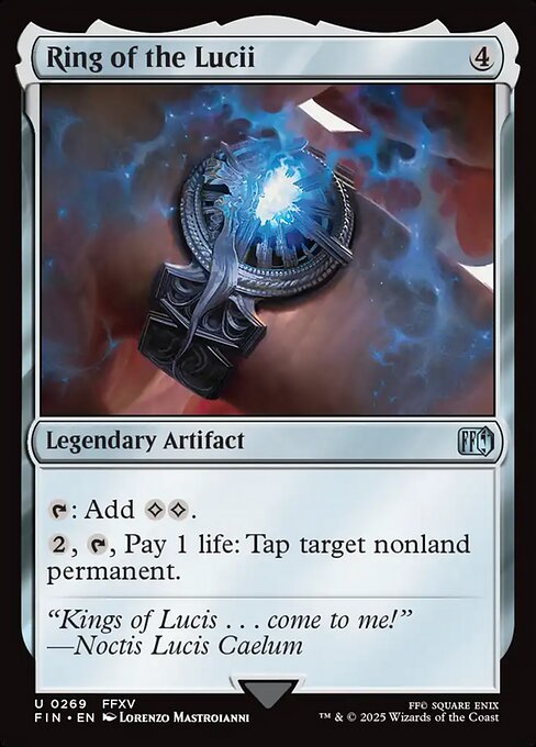 Ring of the Lucii card from the Final Fantasy set