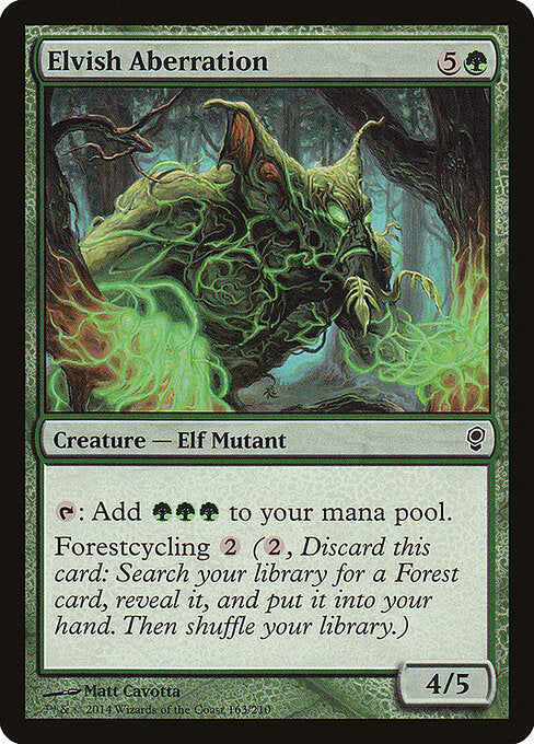 Elvish Aberration card from the Conspiracy set