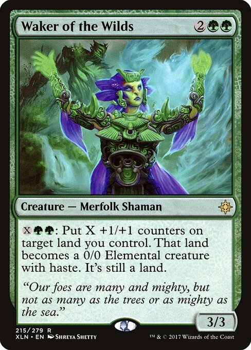 CAD Waker of the Wilds card from the Ixalan set