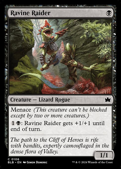 CAD Ravine Raider card from the Bloomburrow set