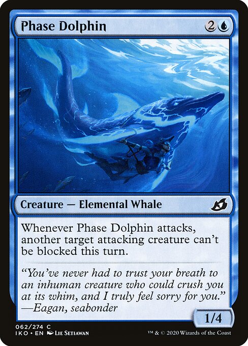 Phase Dolphin card from the Ikoria: Lair of Behemoths set