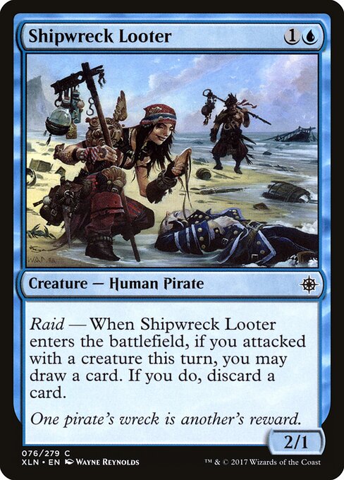 CAD Shipwreck Looter card from the Ixalan set