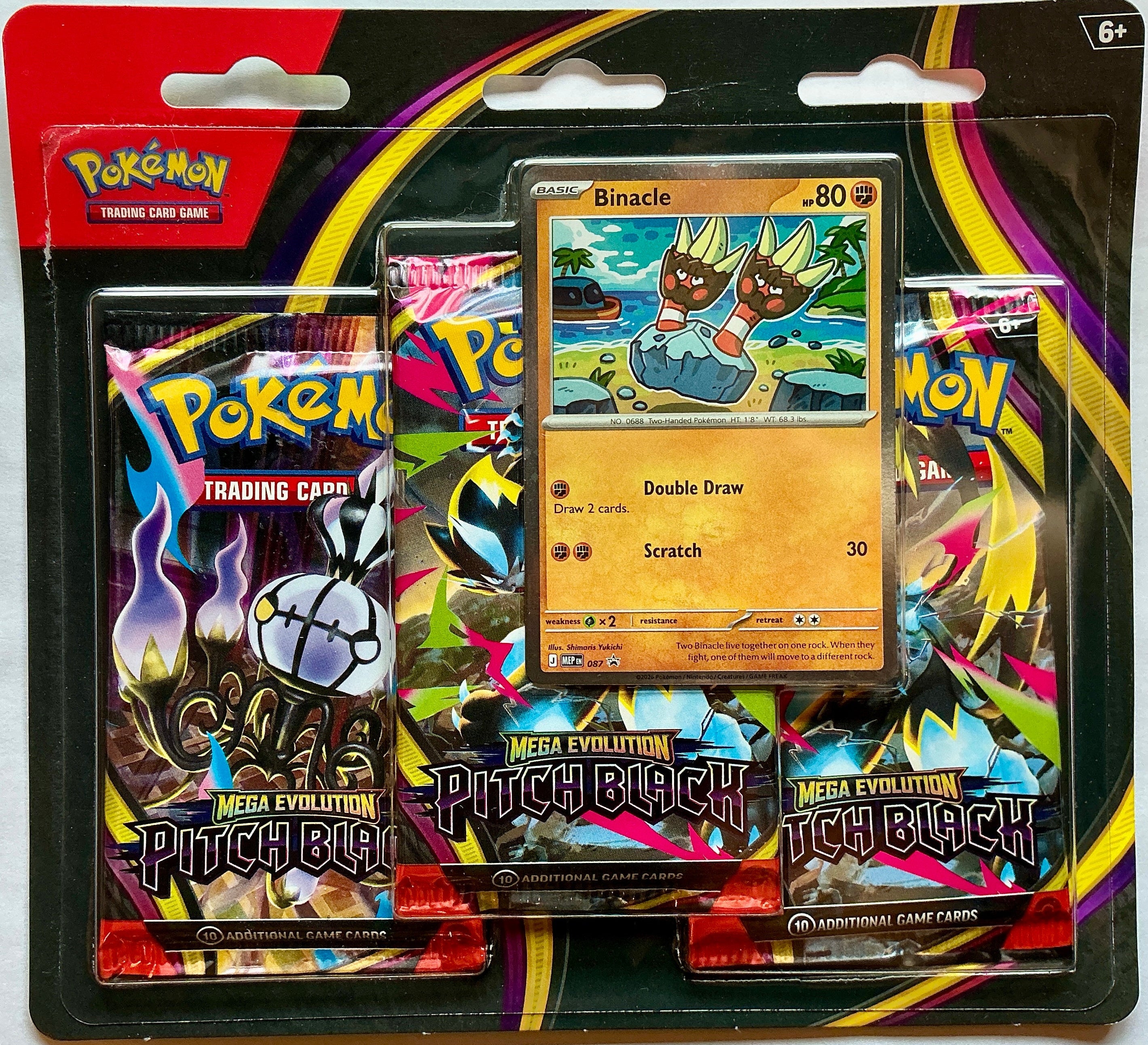 Pokémon TCG: Pitch Black 3-Booster Pack