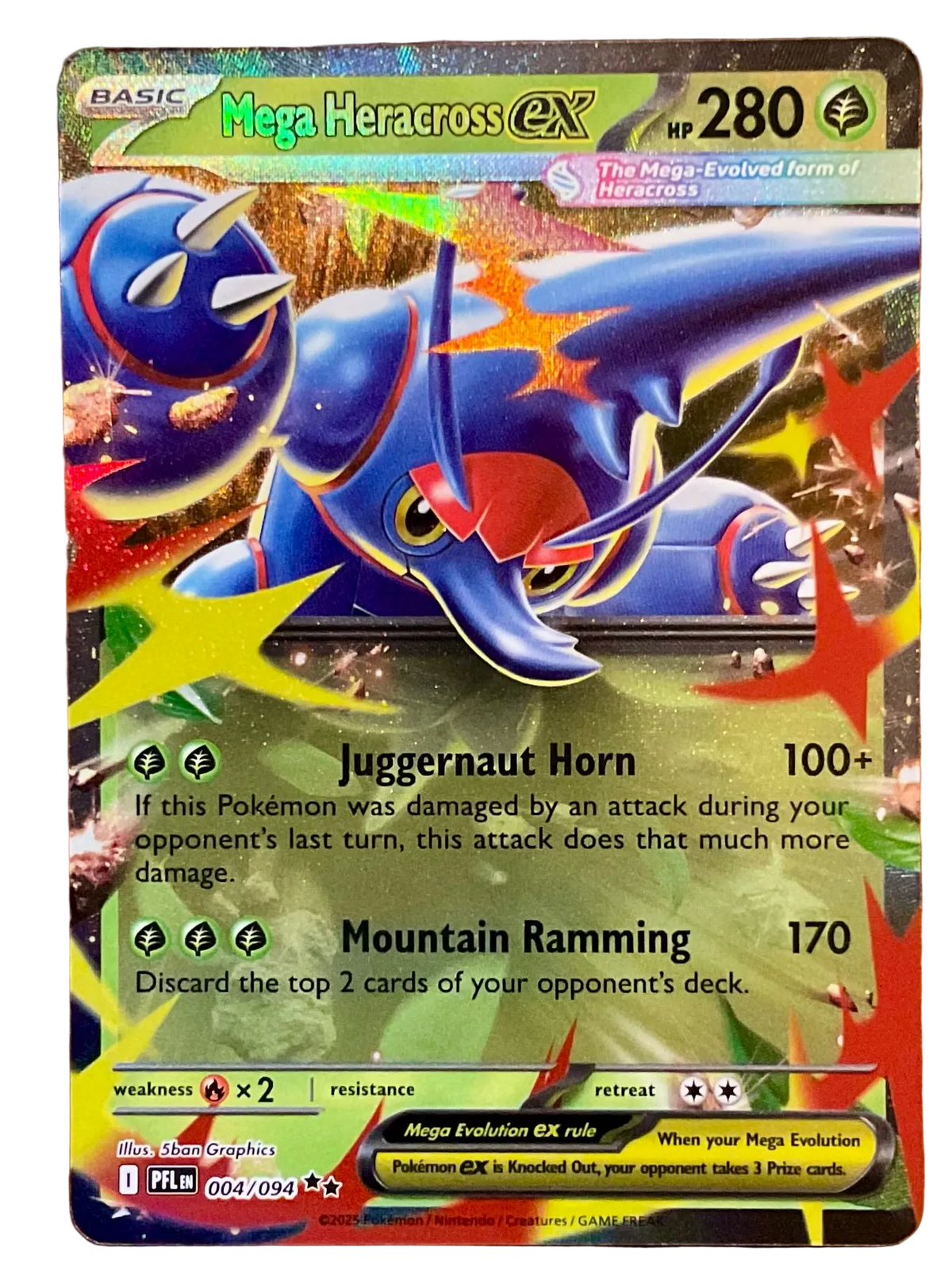 Mega Heracross ex 004/094 - Phantasmal Flames