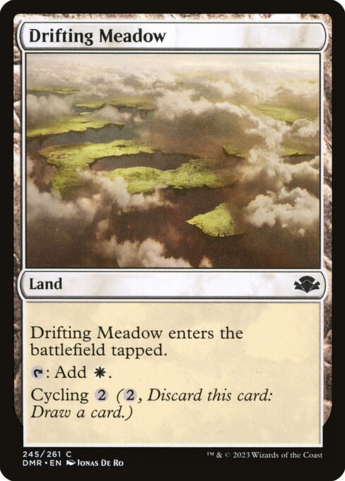 Drifting Meadow card from the Dominaria Remastered set