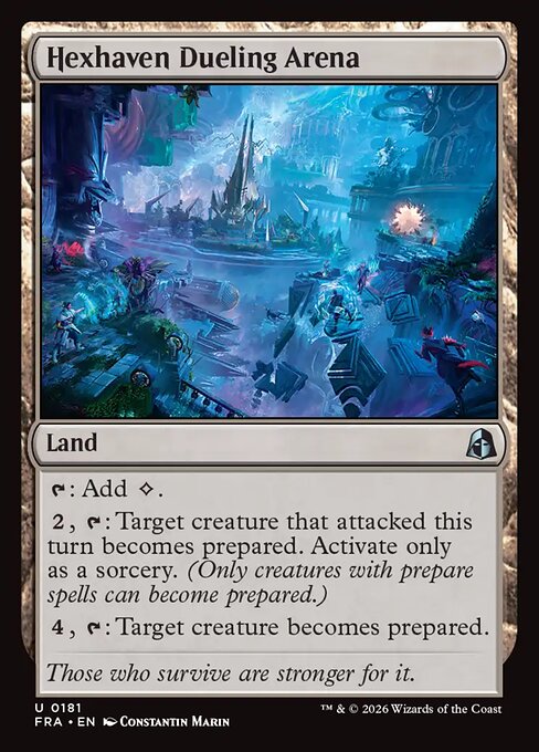 CAD Hexhaven Dueling Arena card from the Reality Fracture set