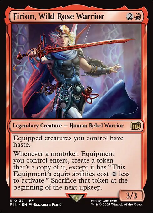 Firion, Wild Rose Warrior card from the Final Fantasy set