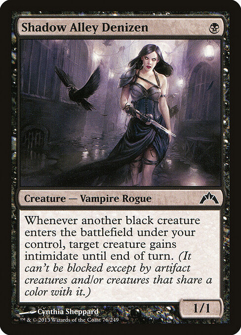 Shadow Alley Denizen card from the Gatecrash set
