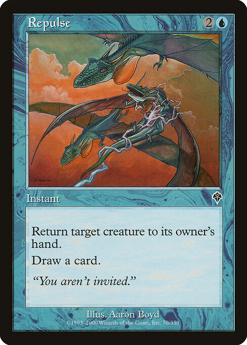 Repulse card from the Invasion set