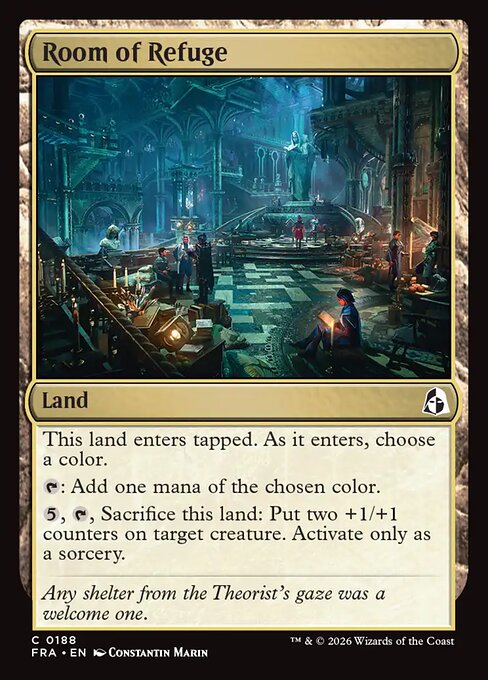 CAD Room of Refuge card from the Reality Fracture set