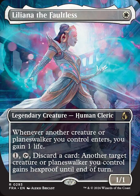 CAD Liliana the Faultless card from the Reality Fracture set
