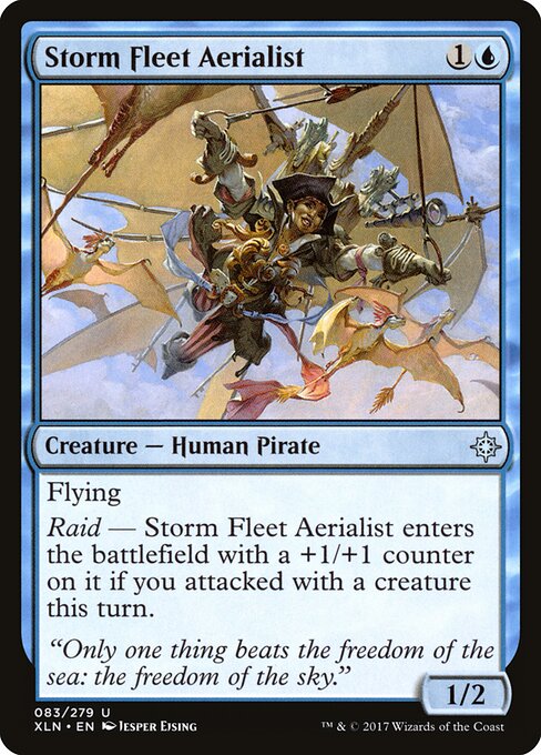 CAD Storm Fleet Aerialist card from the Ixalan set