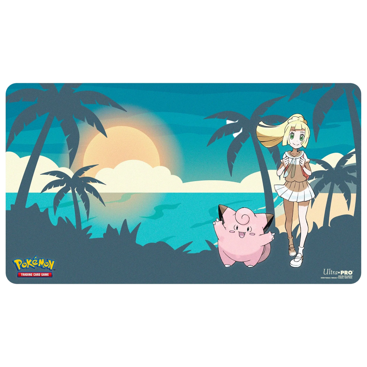 UP Pokémon Lillie and Clefairy Standard Playmat