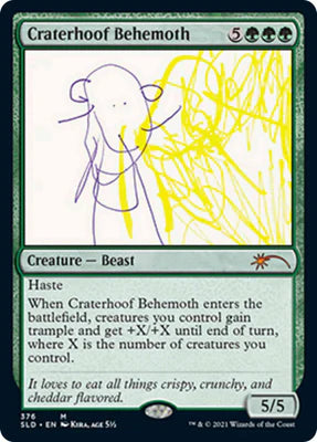 Craterhoof Behemoth (Secret Lair Drop)