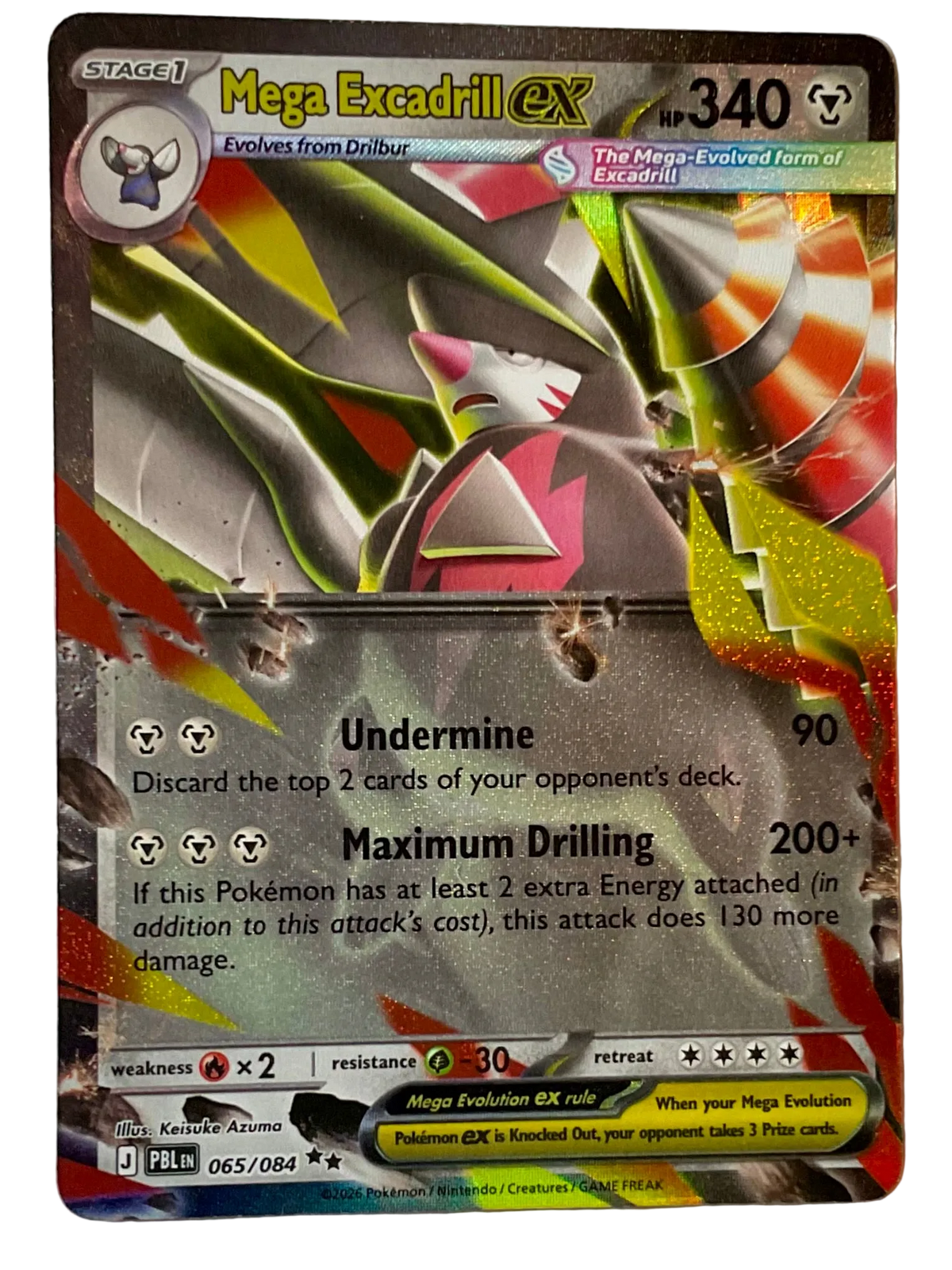Mega Excadrill ex 065/084 - Pitch Black