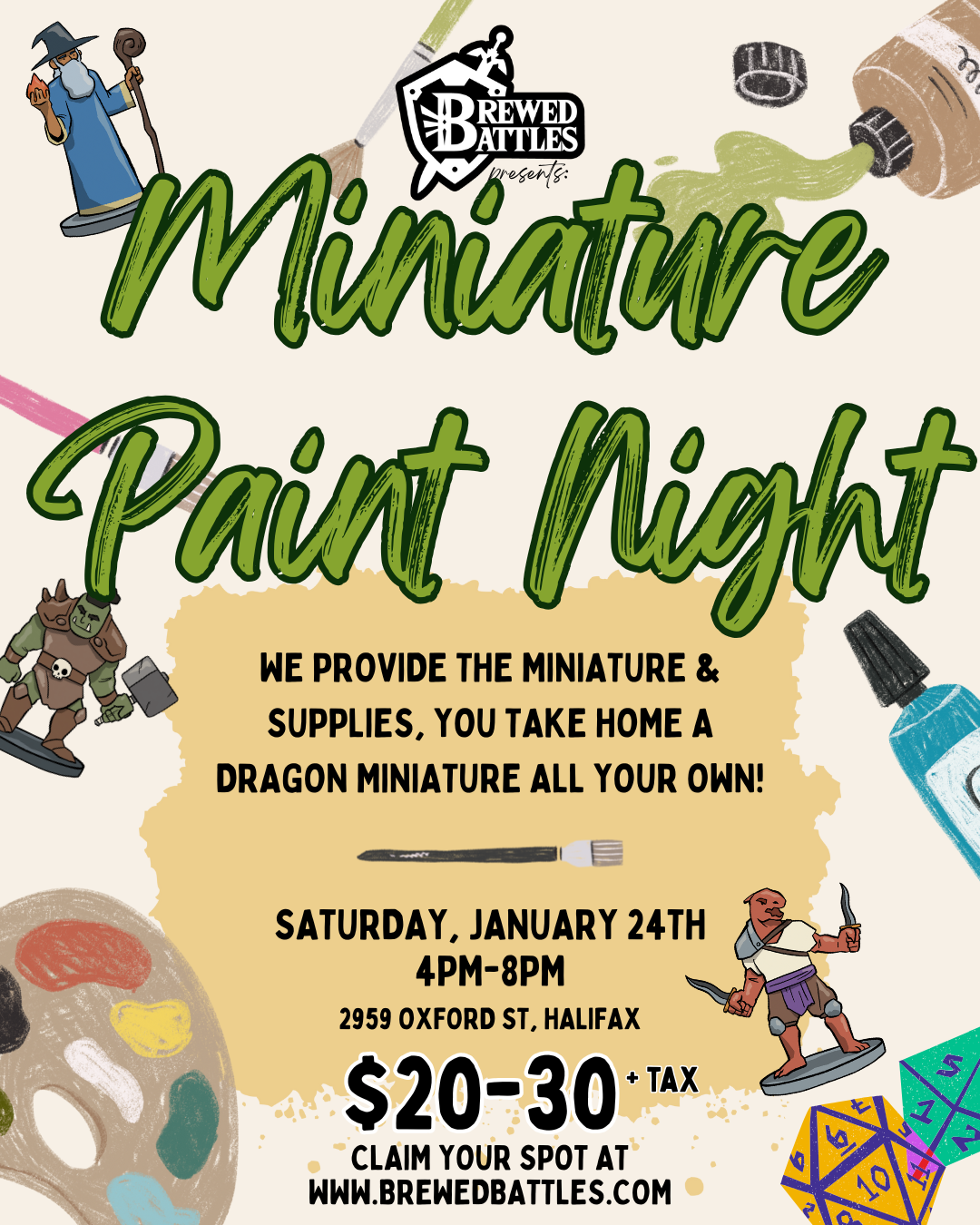 Miniature Paint Night