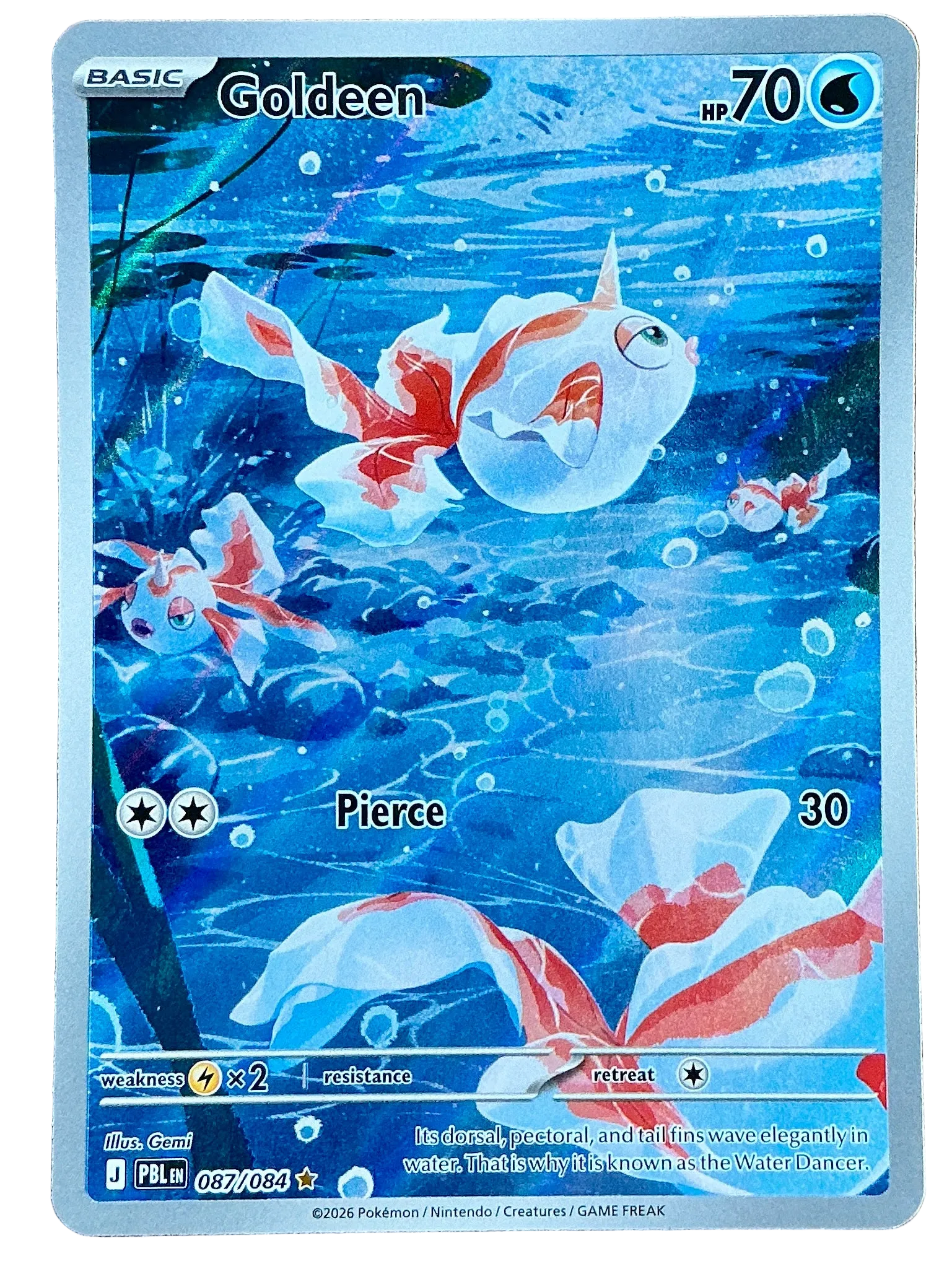 Goldeen (Illustration Rare) - Pitch Black - 087/084