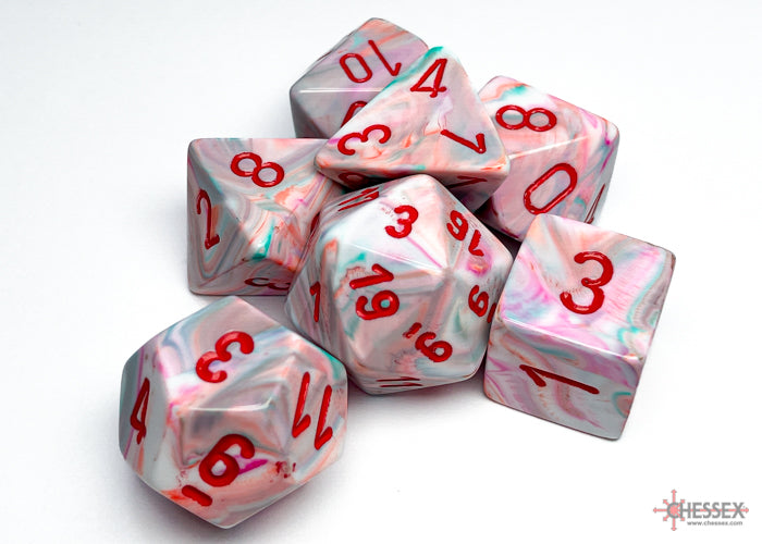 Chessex Pop Art® (Red) Polyhedral Dice