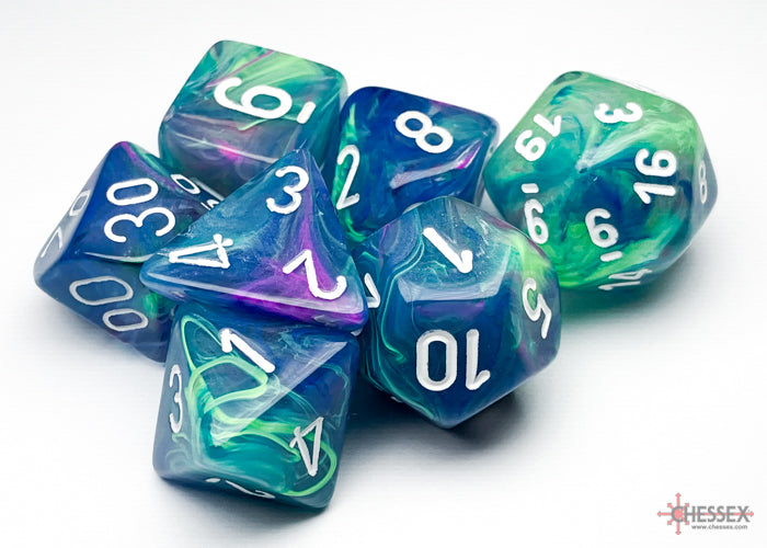 Chessex Waterlily™ (White) Polyhedral Dice