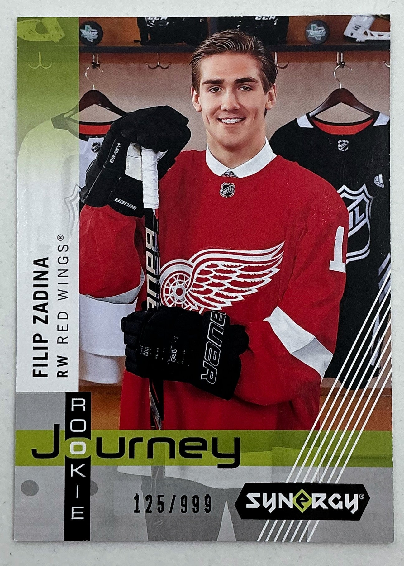 2019-2020 UD Synergy Rookie Journey Filip Zadina #RP-3 /999