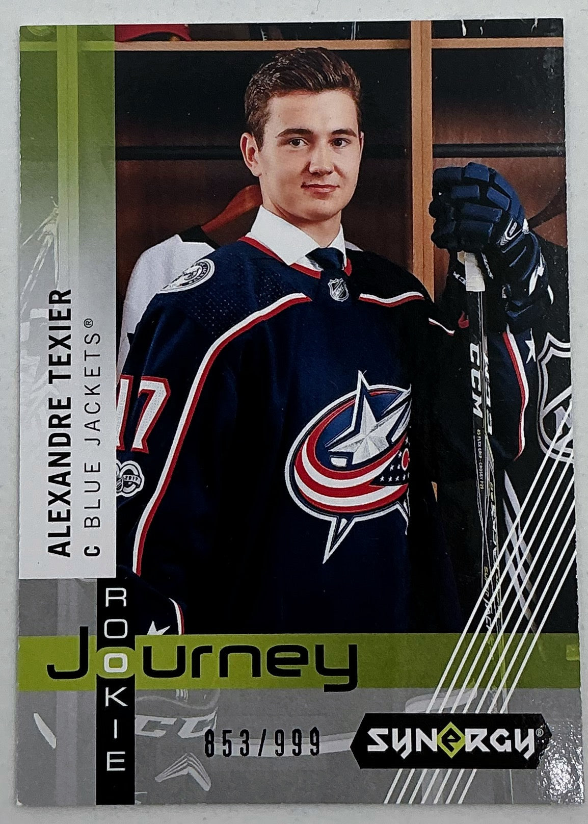 2019-2020 UD Synergy Rookie Journey Alexandre Texier #RP-10 /999
