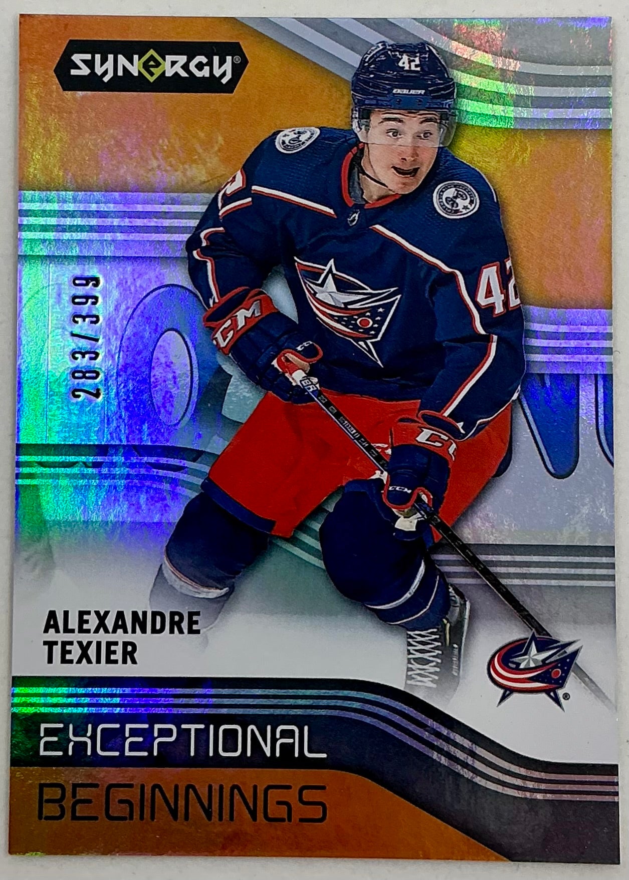 2019-2020 UD Exceptional Beginnings Alexandre Texier #EB-6 /399