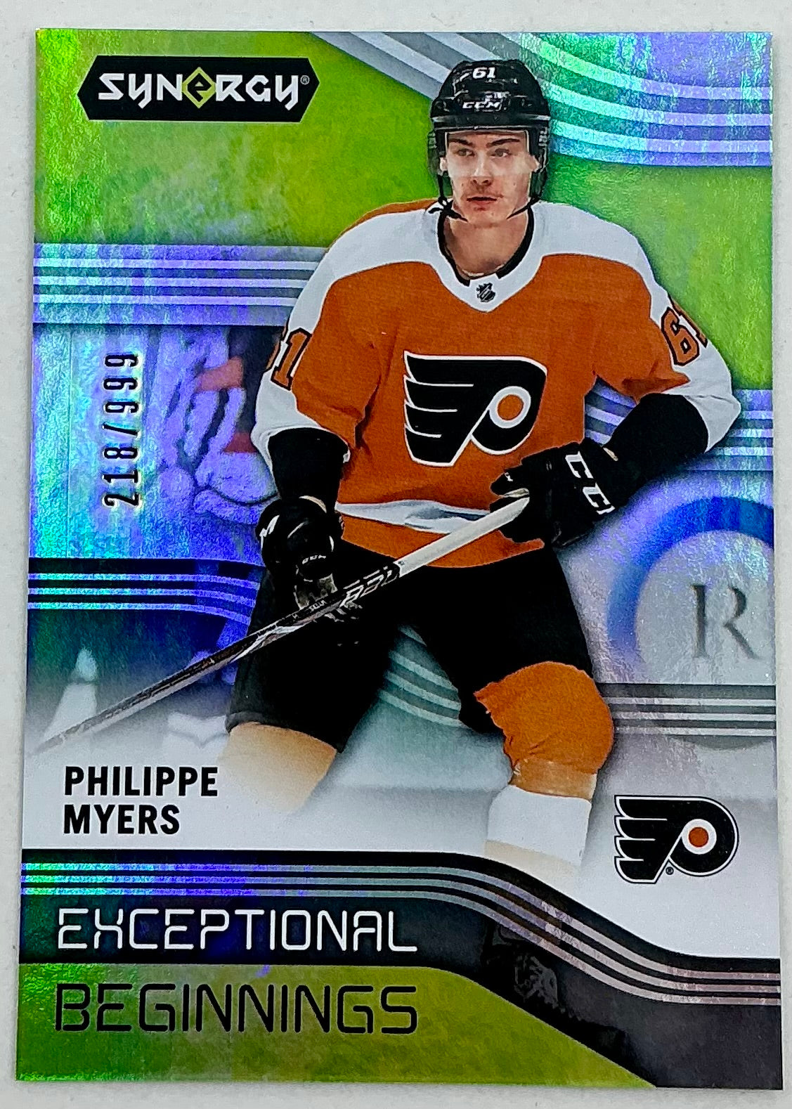 2019-2020 UD Exceptional Beginnings Philippe Myers #EB-10 /999