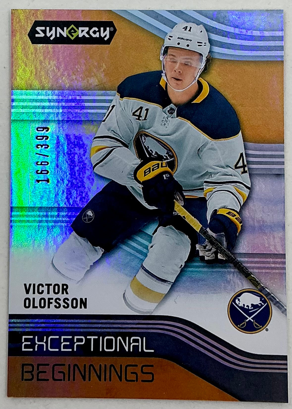 2019-2020 UD Exceptional Beginnings Victor Olofsson #EB-12 /399
