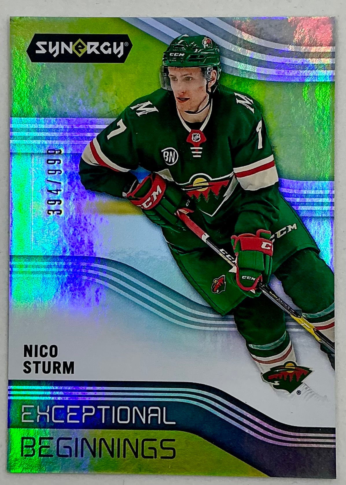 2019-2020 UD Exceptional Beginnings Nico Sturm #EB-23 /999