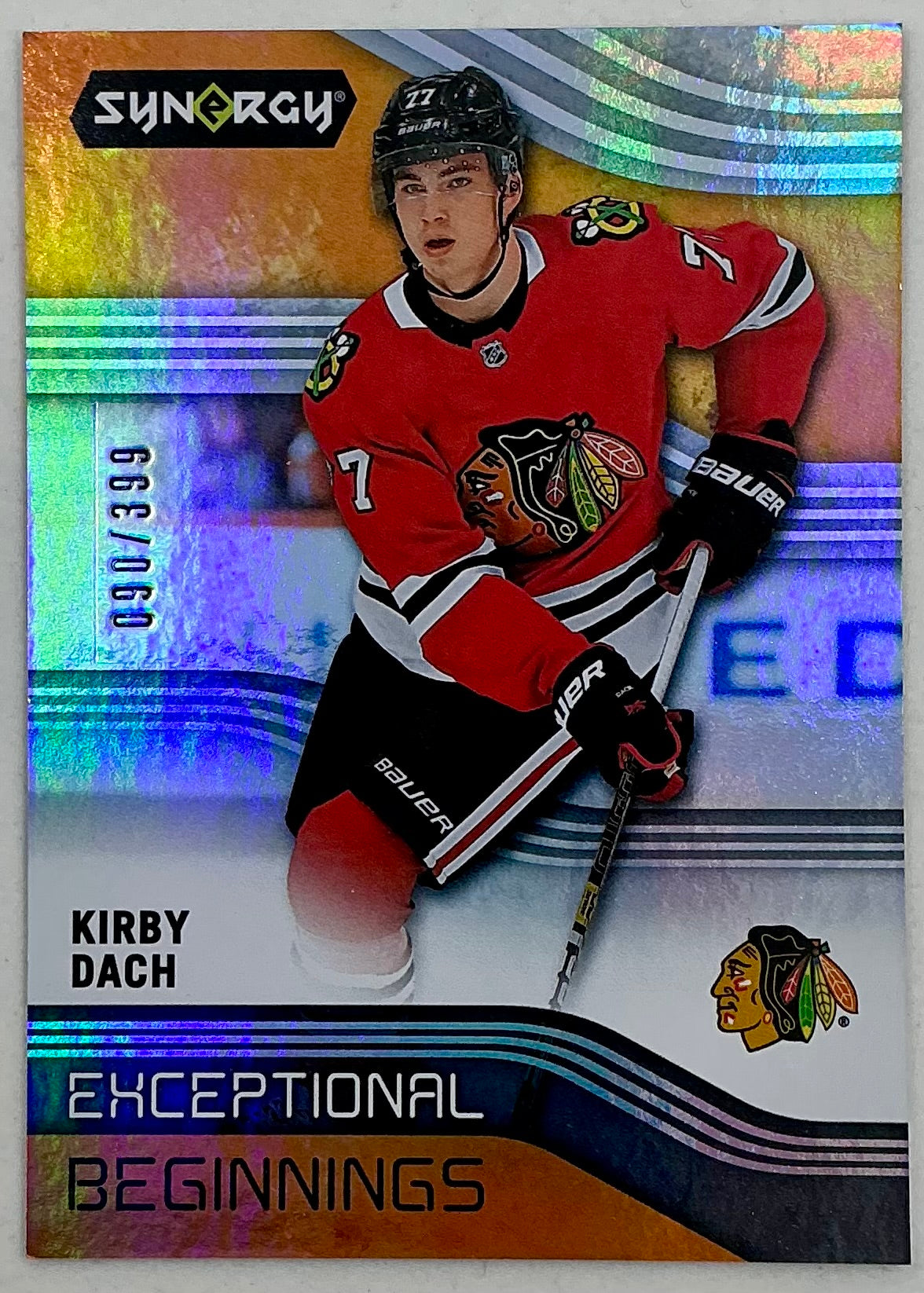 2019-2020 UD Exceptional Beginnings Kirby Dach #EB-33 /399