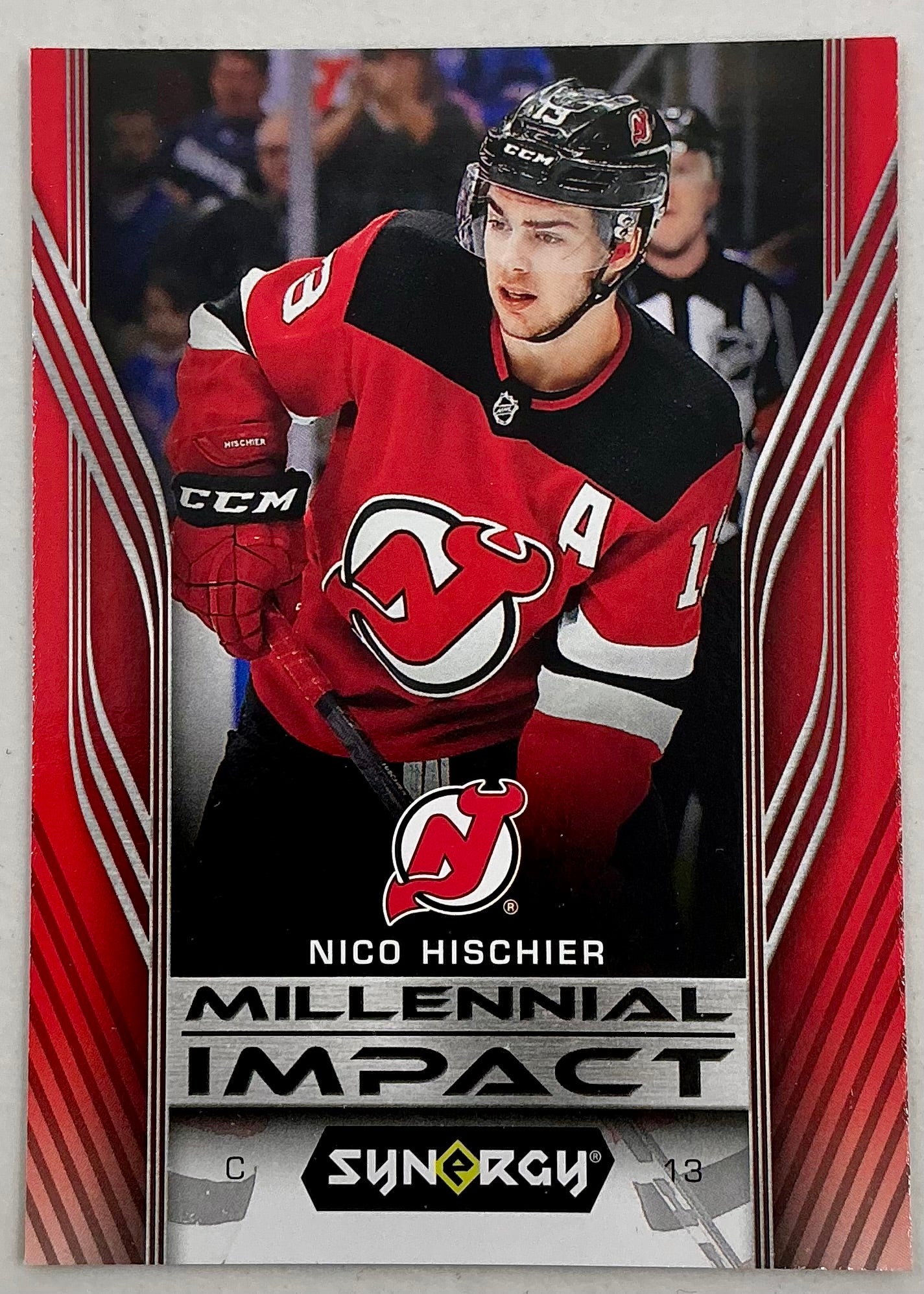 2019-2020 UD Millennial Impact Nico Hischier #MI-12