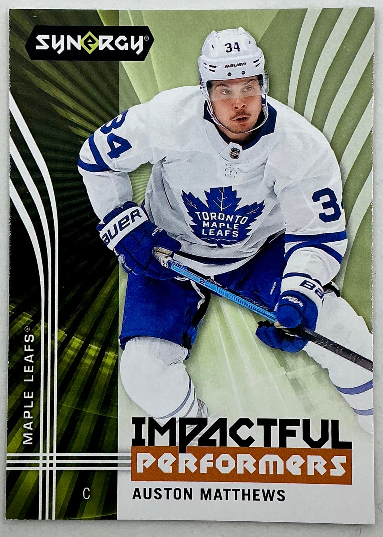 2019-2020 UD Impactful Performers Auston Matthews #IP-9