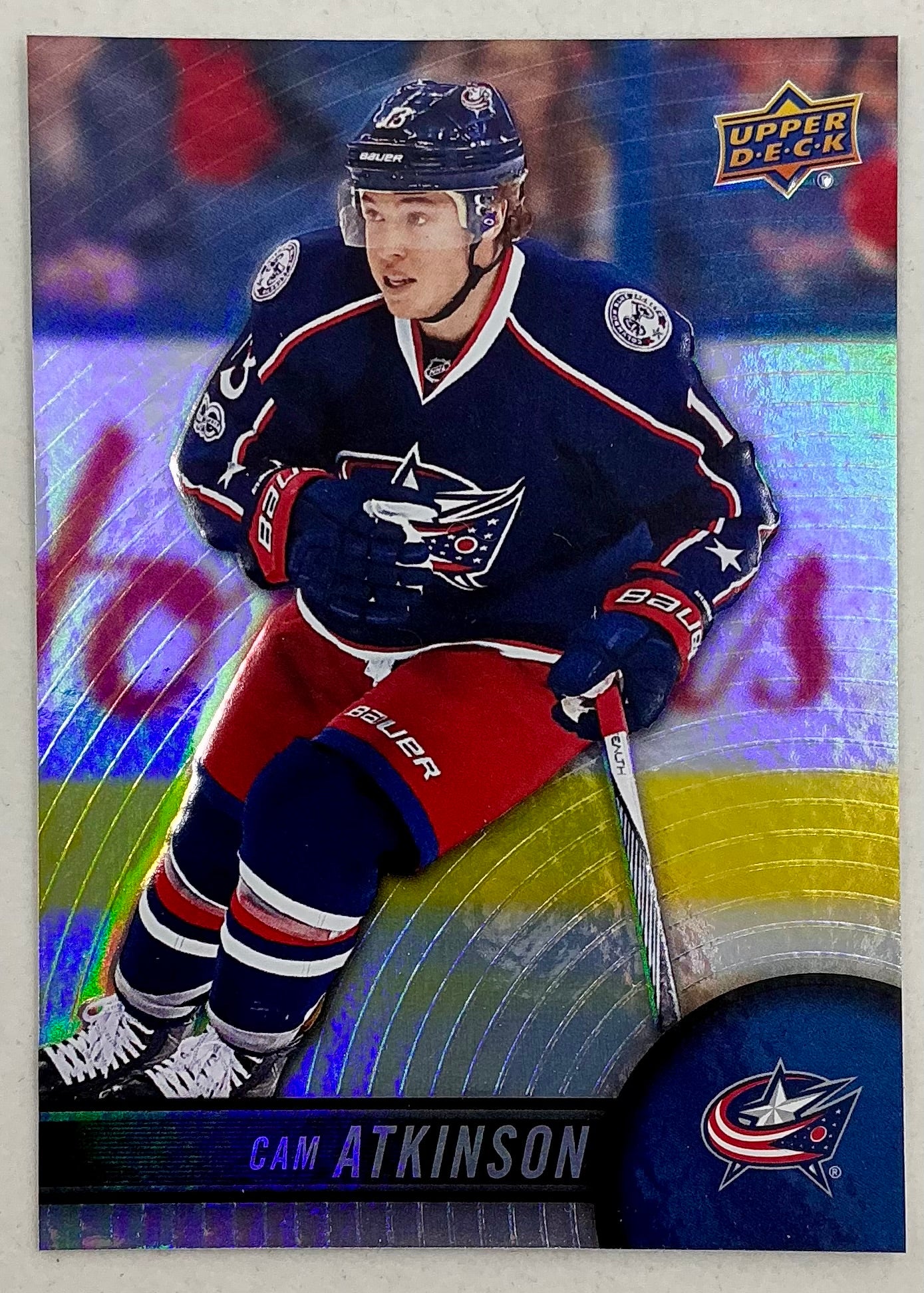 2017-2018 UD Tim Hortons Cam Atkinson #12