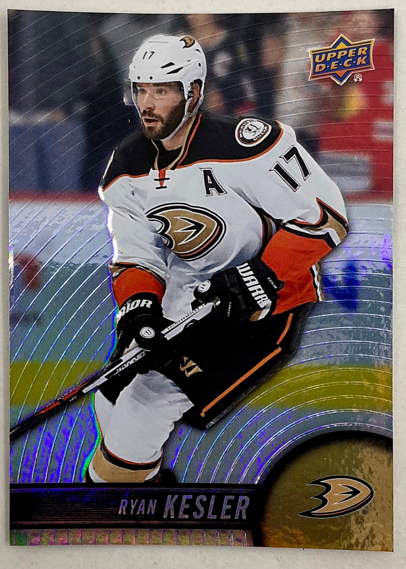 2017-2018 UD Tim Hortons Ryan Kesler #17