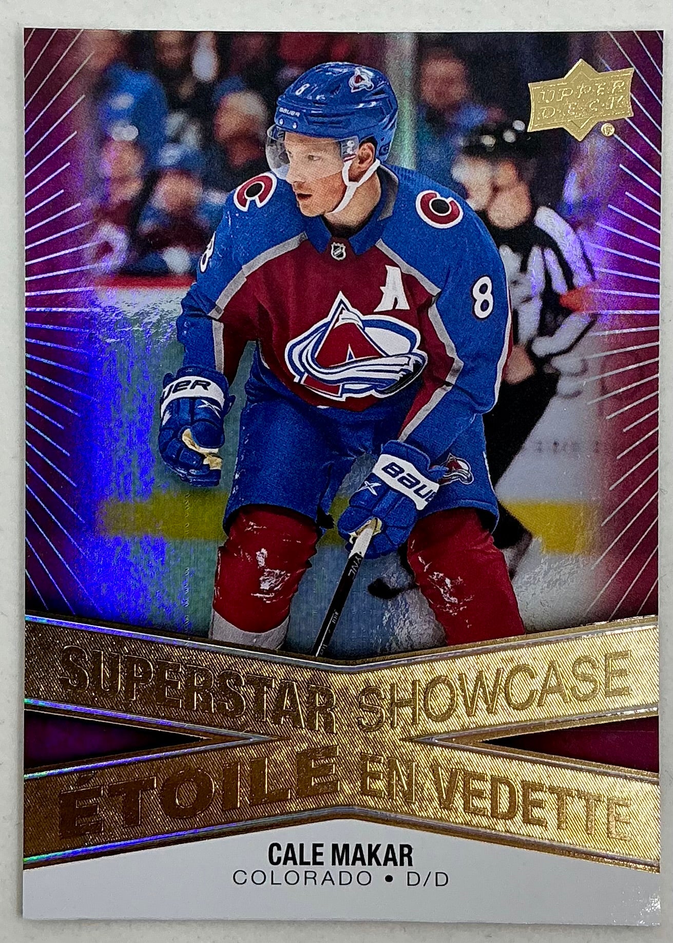2023-2024 UD Tim Hortons Superstar Showcase Cale Makar SS-9