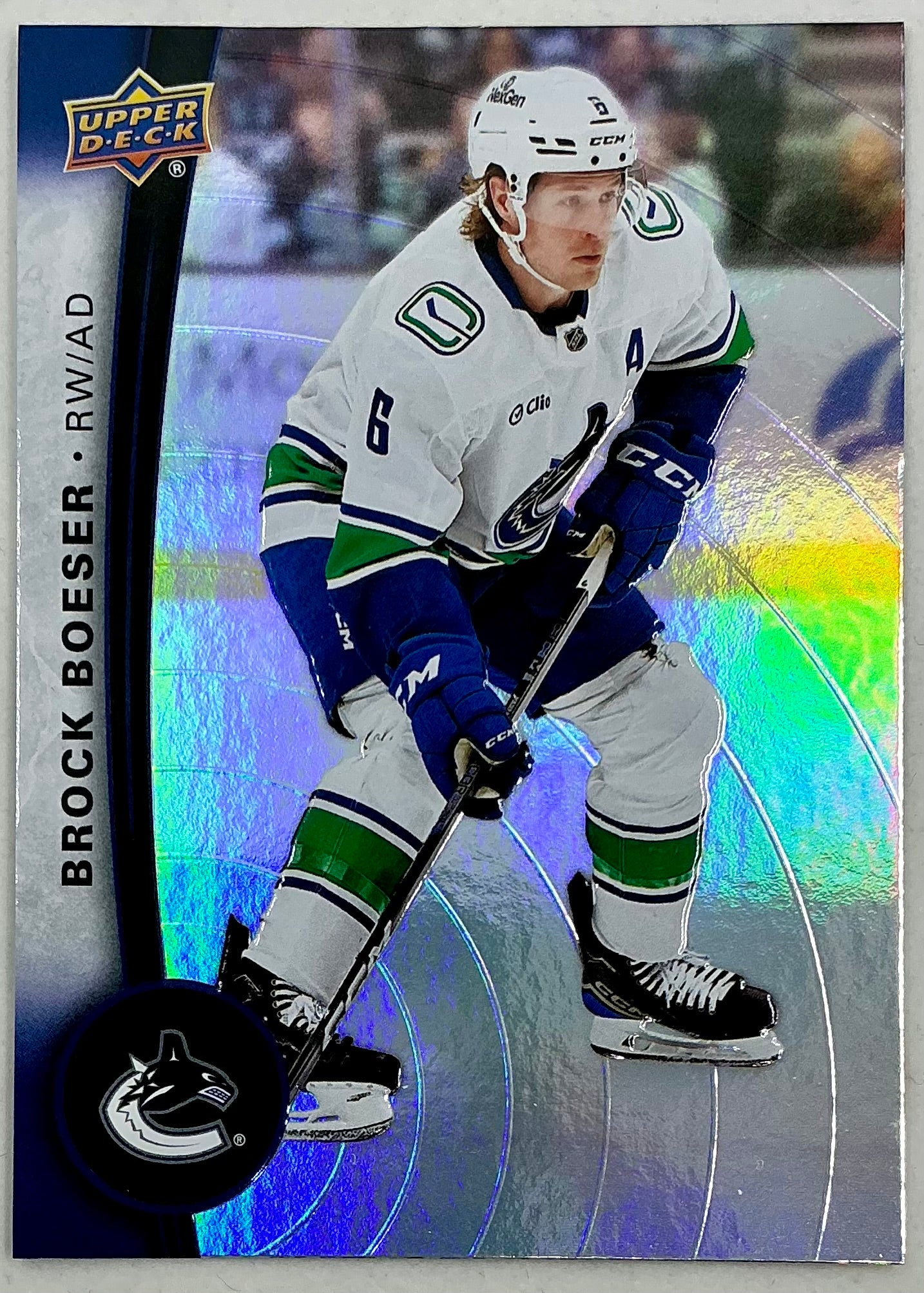 2025-2026 UD Tim Hortons Hockey Brock Boeser #6