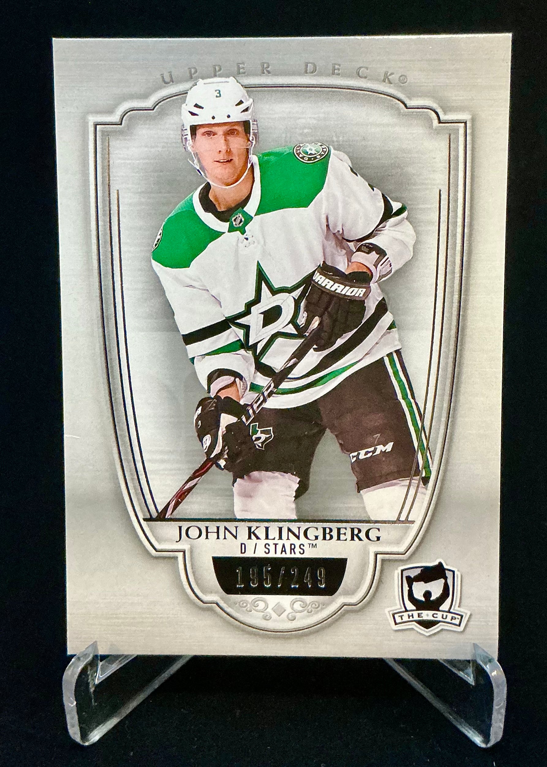 2018-2019 The Cup John Klingberg Base Set #77 /249