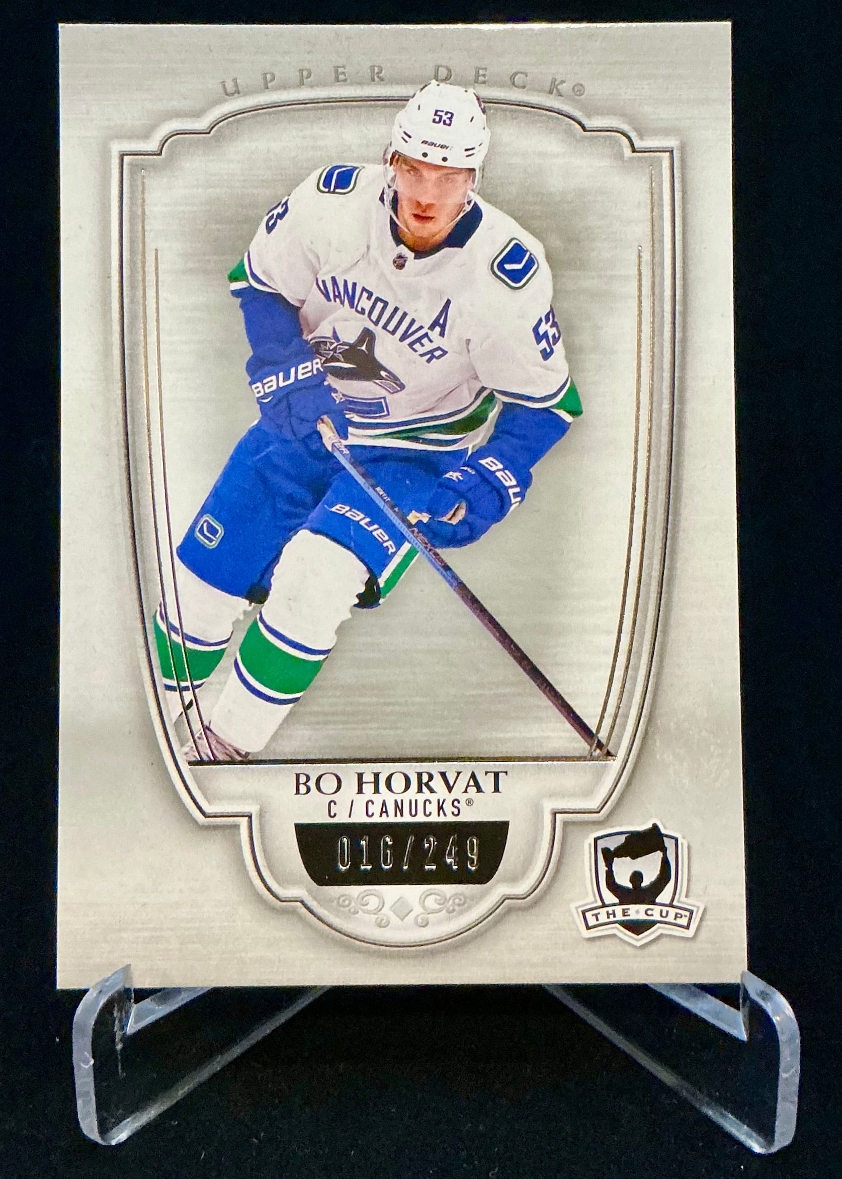2018-2019 The Cup Bo Horvat Base Set #53 /249