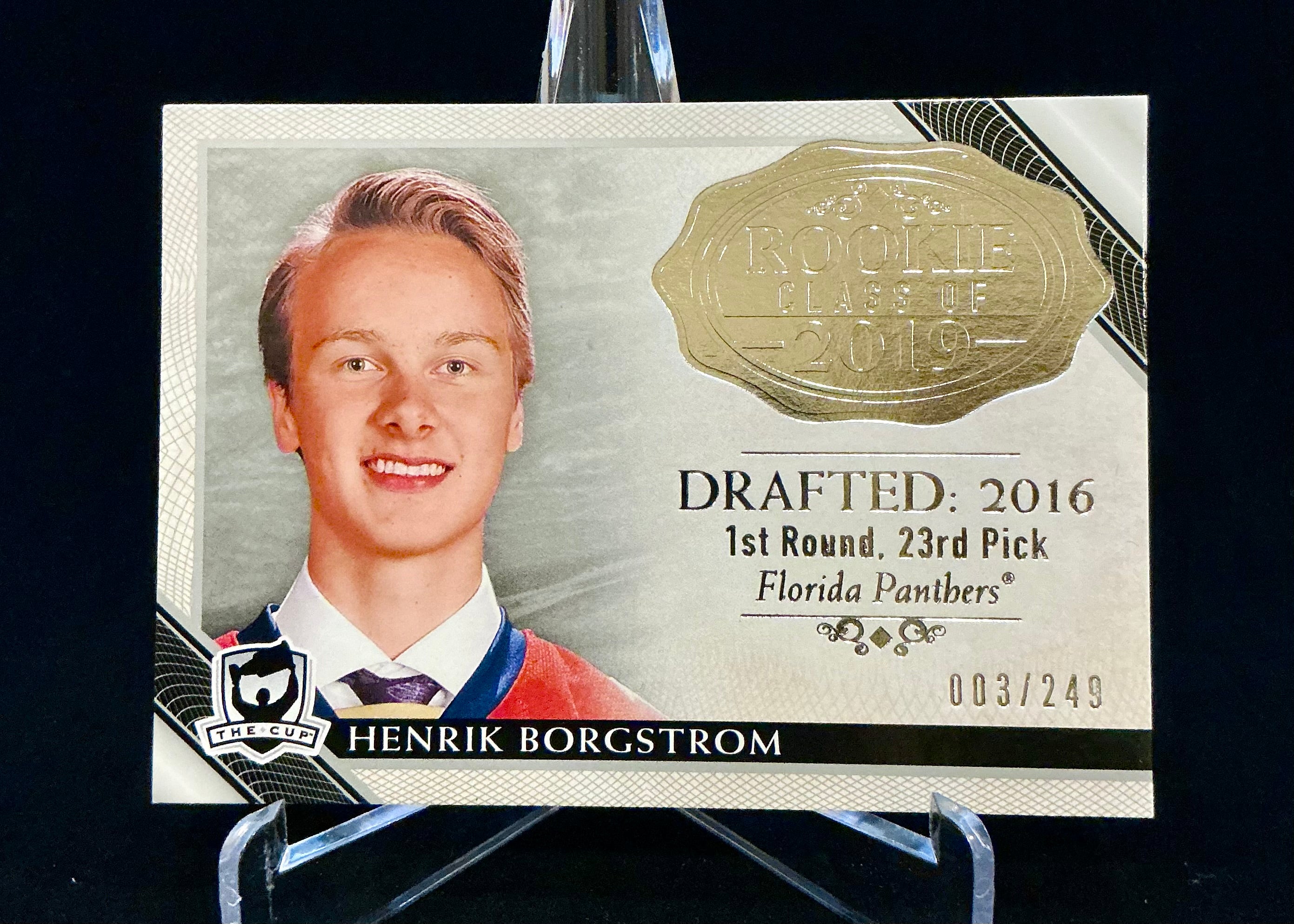 2018-2019 The Cup Rookie Class of 2019 Henrik Borgstrom /249