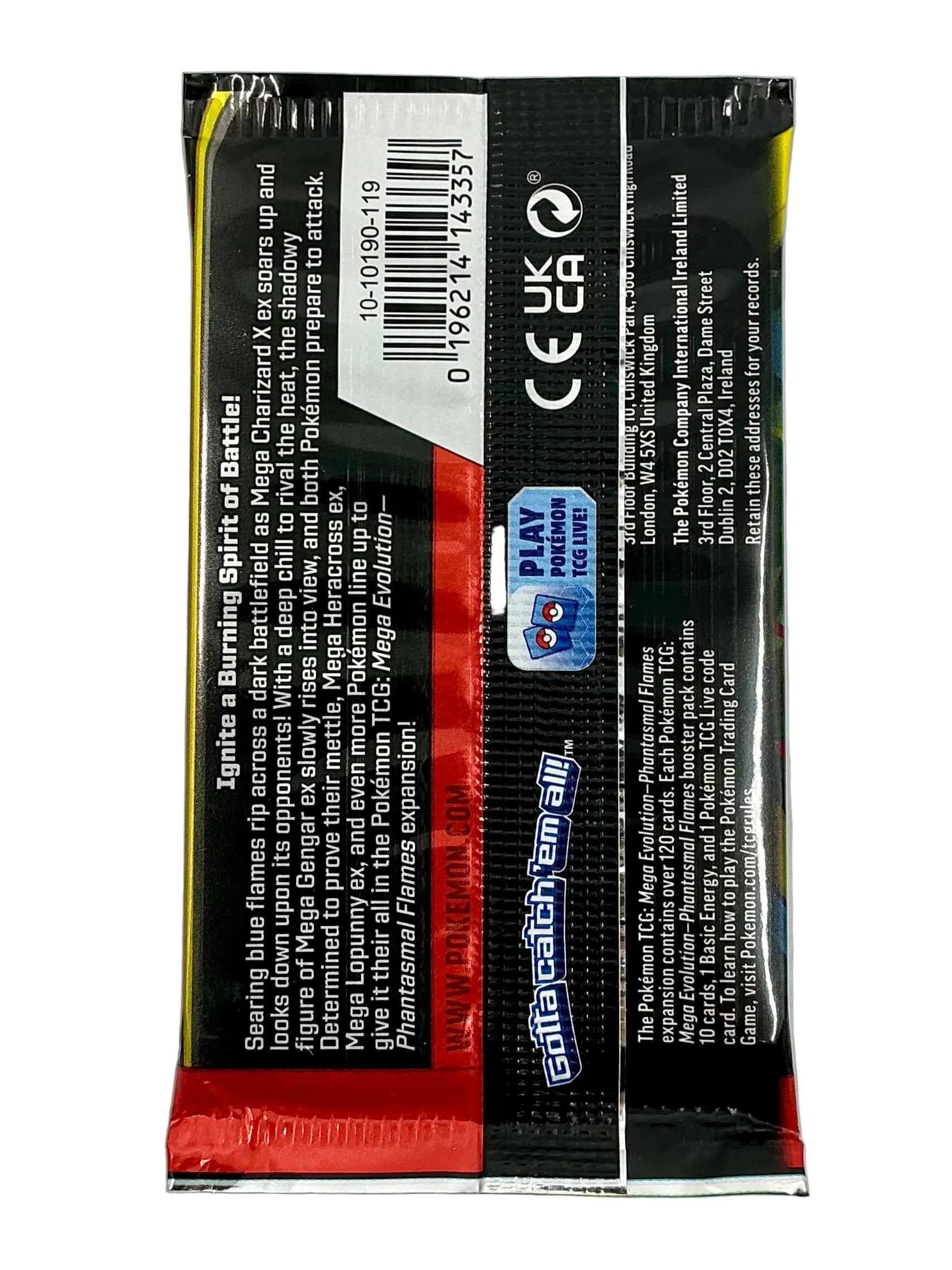 Pokémon TCG: Phantasmal Flames Booster Pack