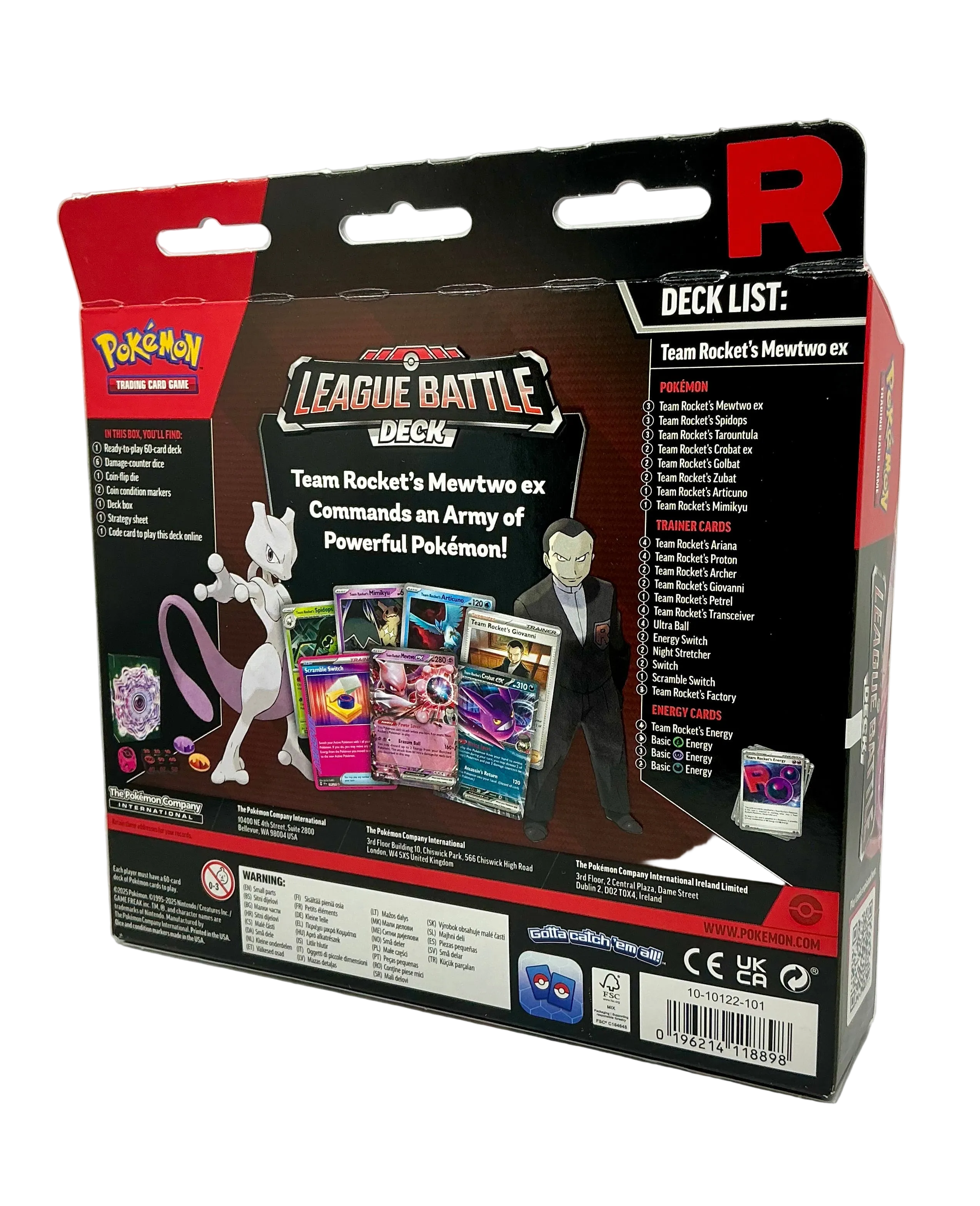 Pokémon TCG: League Battle Deck - Team Rocket's Mewtwo ex