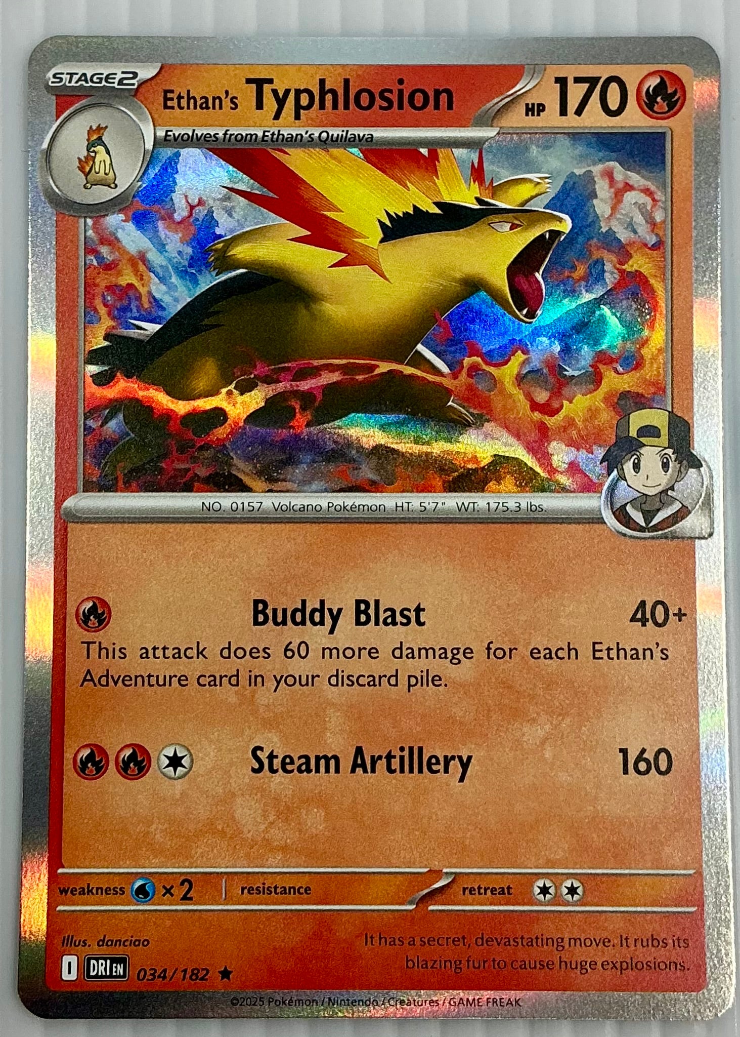 Ethan's Typhlosion 034/182 - Destined RIvals