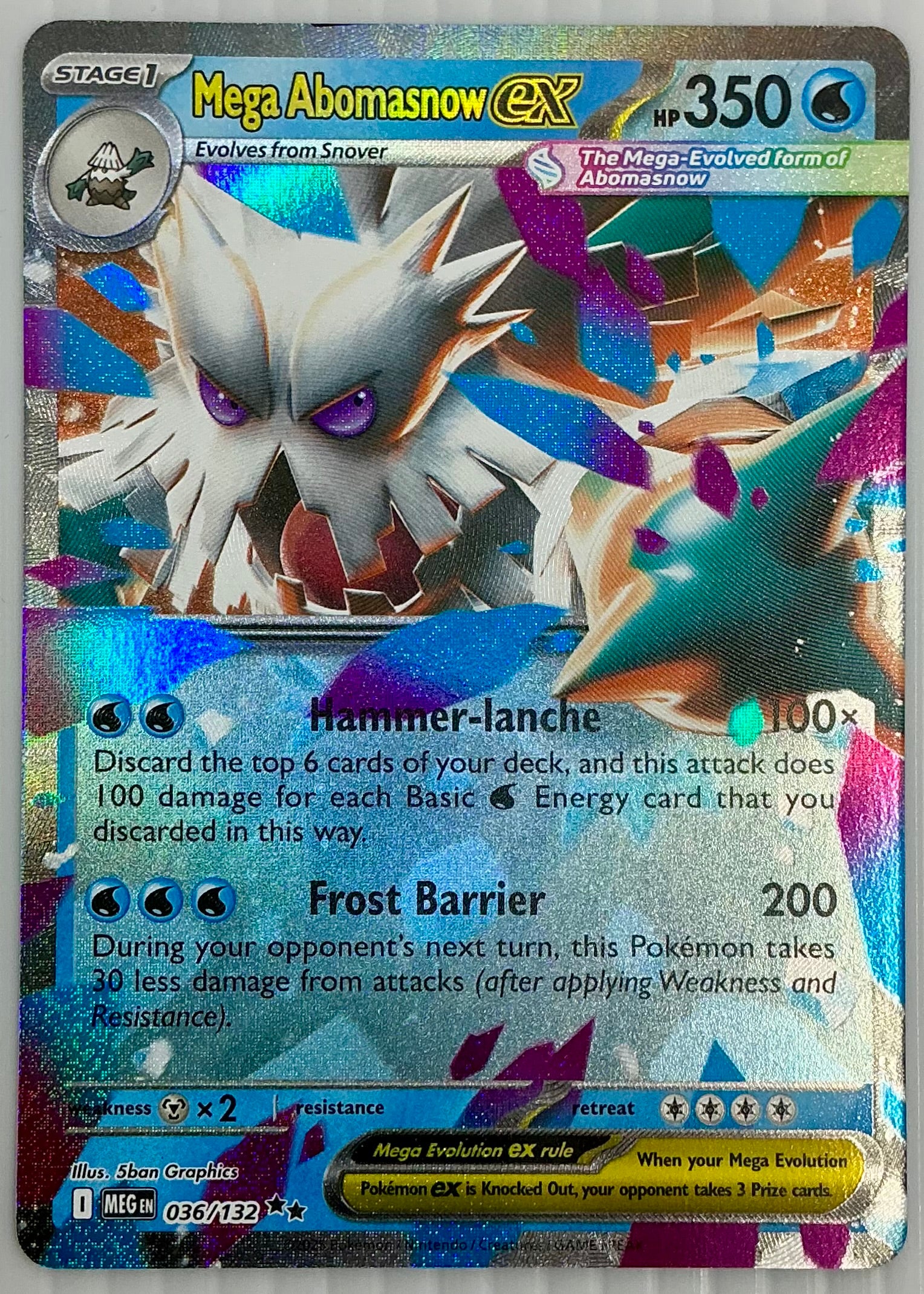 Mega Abomasnow ex 036/132 - Mega Evolution