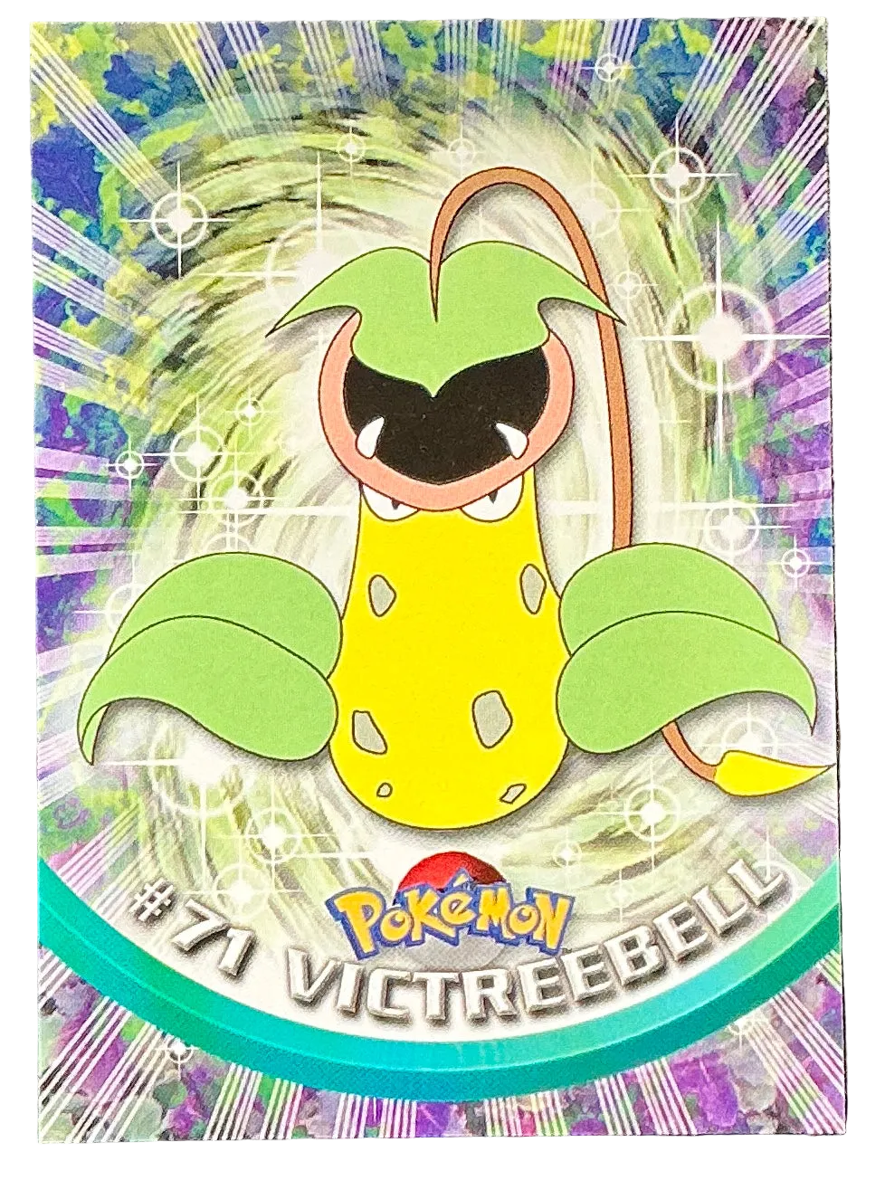 Pokémon Topps Victreebell #71 Series 1 (Black Logo)