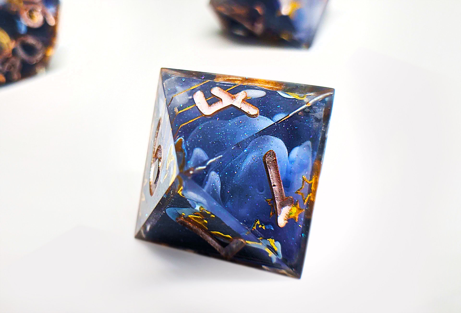 Starry Skies Artisan Polyhedral Dice Set