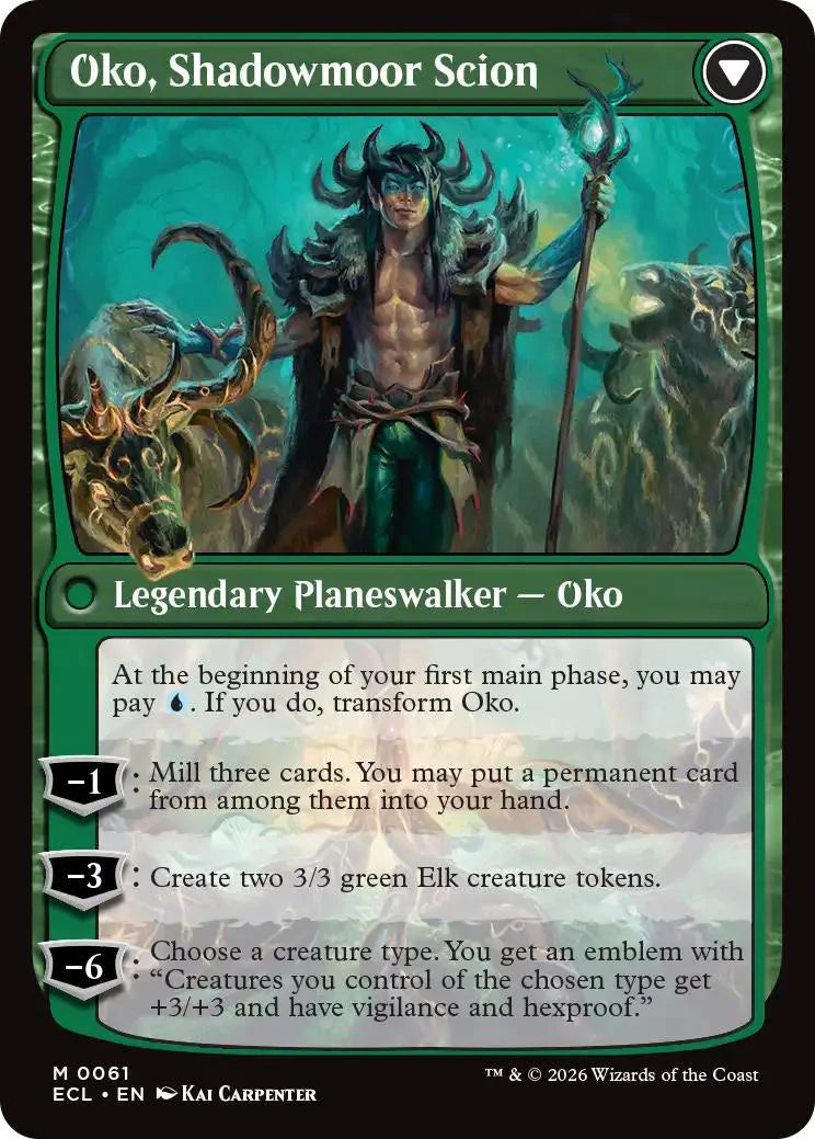 Oko, Lorwyn Liege // Oko, Shadowmoor Scion