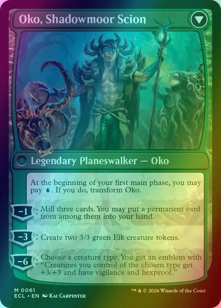 Oko, Lorwyn Liege // Oko, Shadowmoor Scion (Foil)