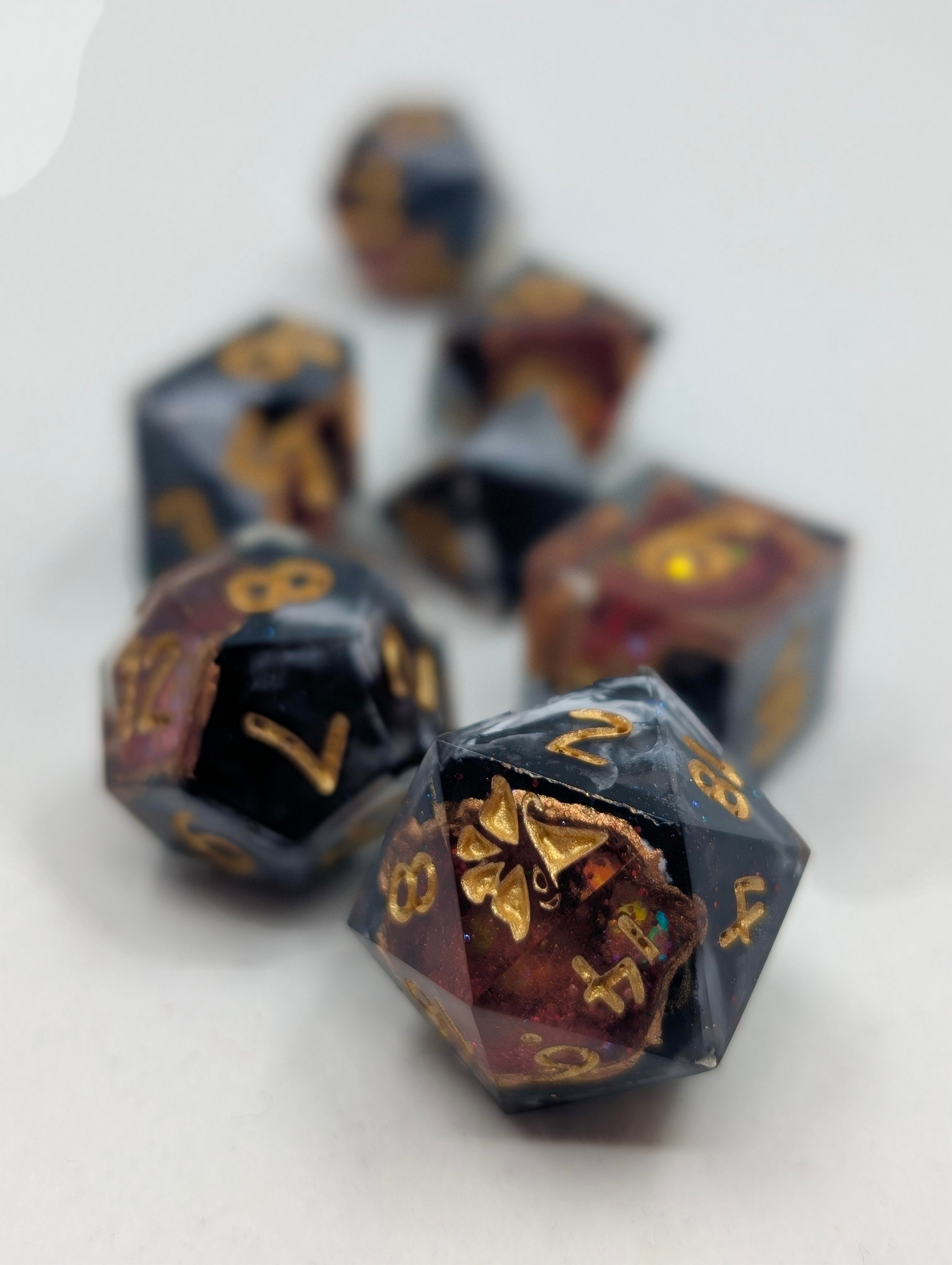 Molten Artisan Polyhedral Dice