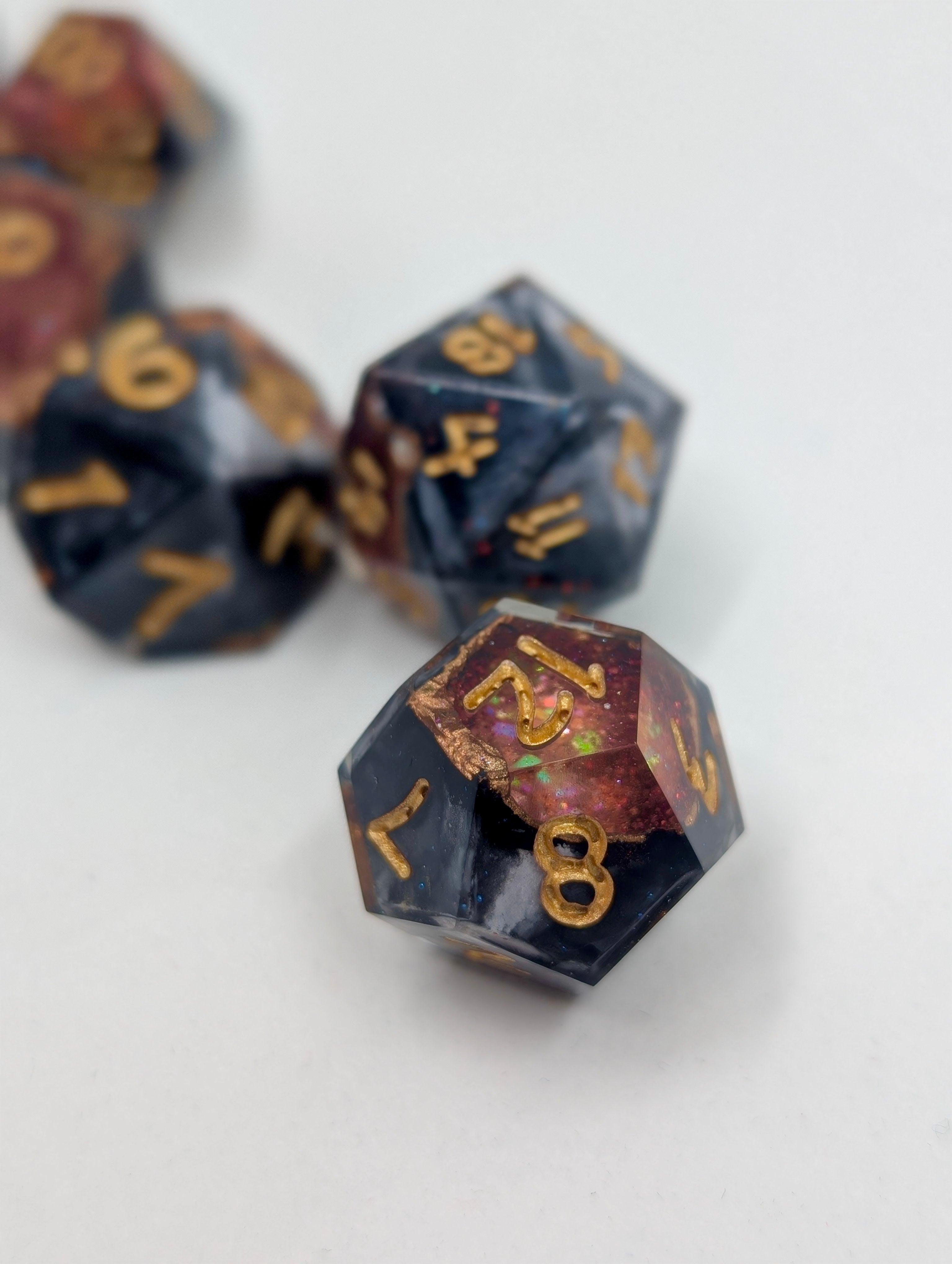 Molten Artisan Polyhedral Dice