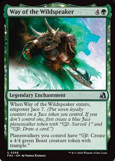CAD Way of the Wildspeaker card from the Reality Fracture set